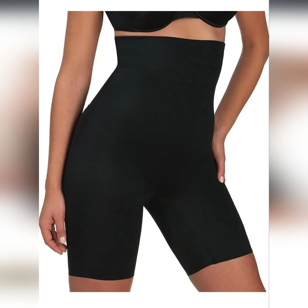 Miraclesuit Real Smooth‎ High-Waist Thigh Slimmer Shapewear Size M EUC